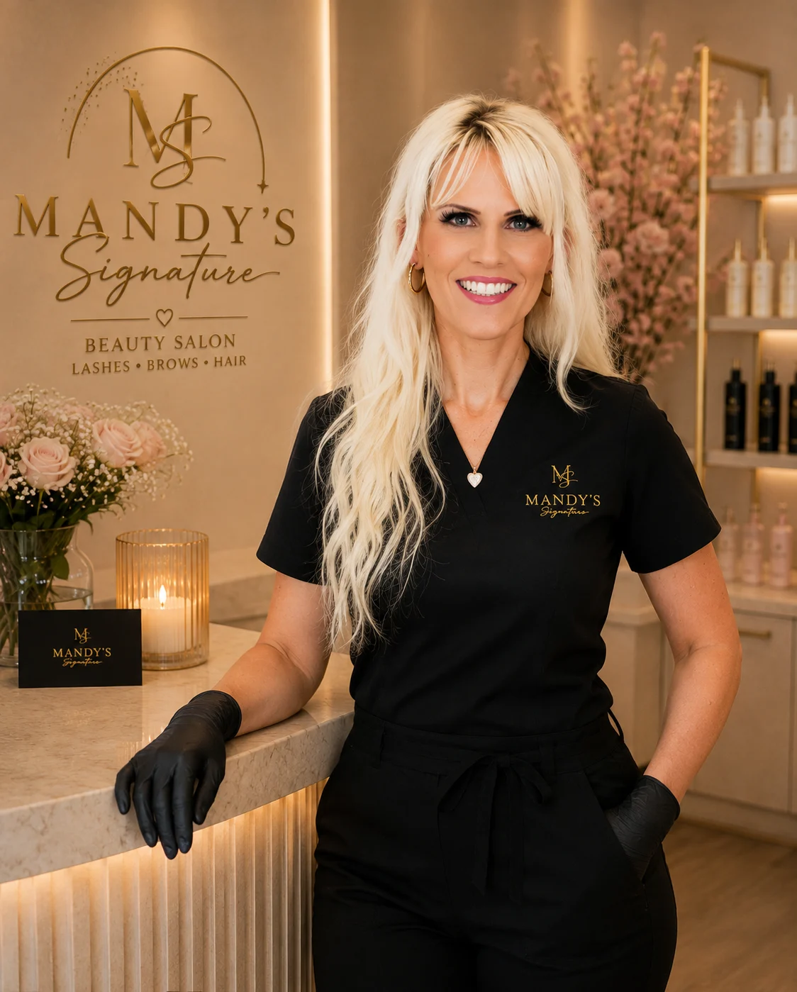 Mandy van Mandy's Signature Beauty Salon in Oldenzaal