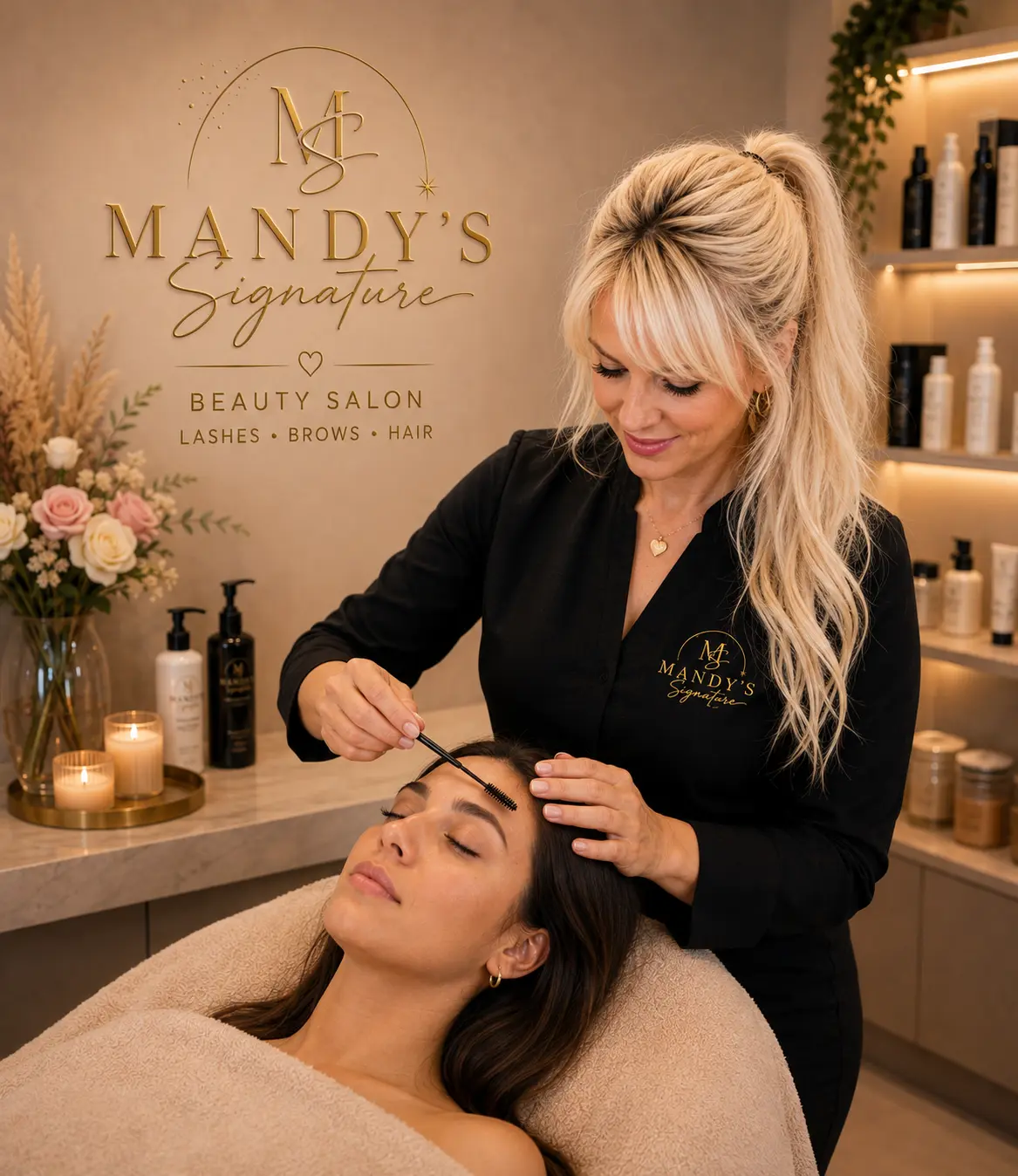 Brows behandeling bij Mandy's Signature in Oldenzaal